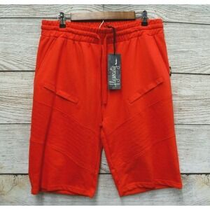 Fly Society Shorts Mens Size Large (32-41" Waist) Moto Skinny Knit Shorts New